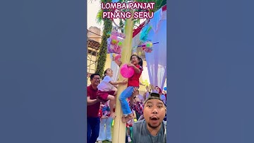 Thumbnail of LOMBA PANJAT PINANG 17 AGUSTUS SERU BANGET!!!???#shorts