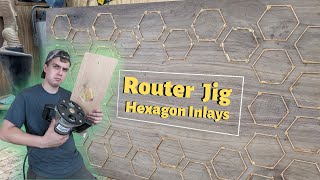 Easy Hexagon Inlay Using Only A Router