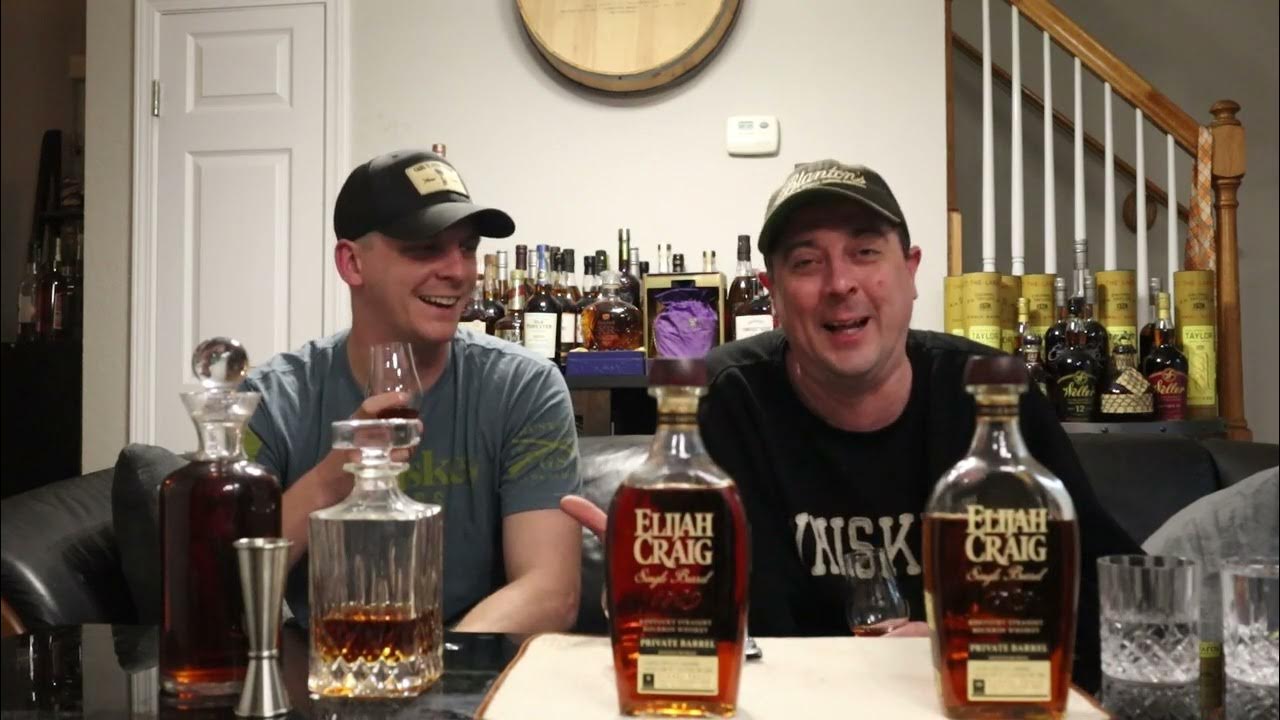 Elijah Craig Single Barrel Private Barrel 10 YR 127.5 Proof & 9 YR