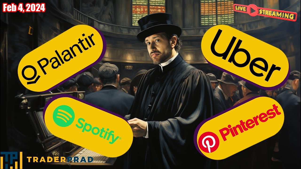 🔴Sunday Night LIVE - Trading Week 5 Prep $PLTR $UBER $SPOT $PINS | Stock Market Recap & Top Picks 💰