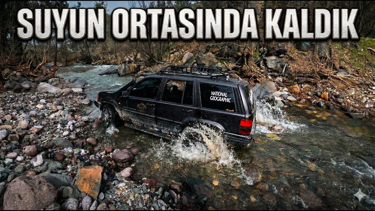 JEEP’İ DEREDE BIRAKIYORDUK! | Manisa Türkmen Şelalesi Kampı