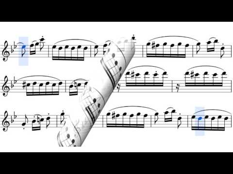 Altes Flute MethodⅡ 18− 6 フルート練習曲