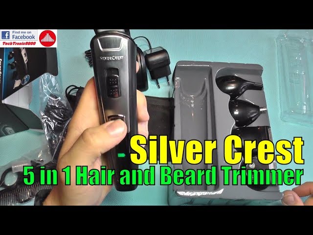 SilverCrest 5 in 1 Hair & Beard Trimmer - YouTube