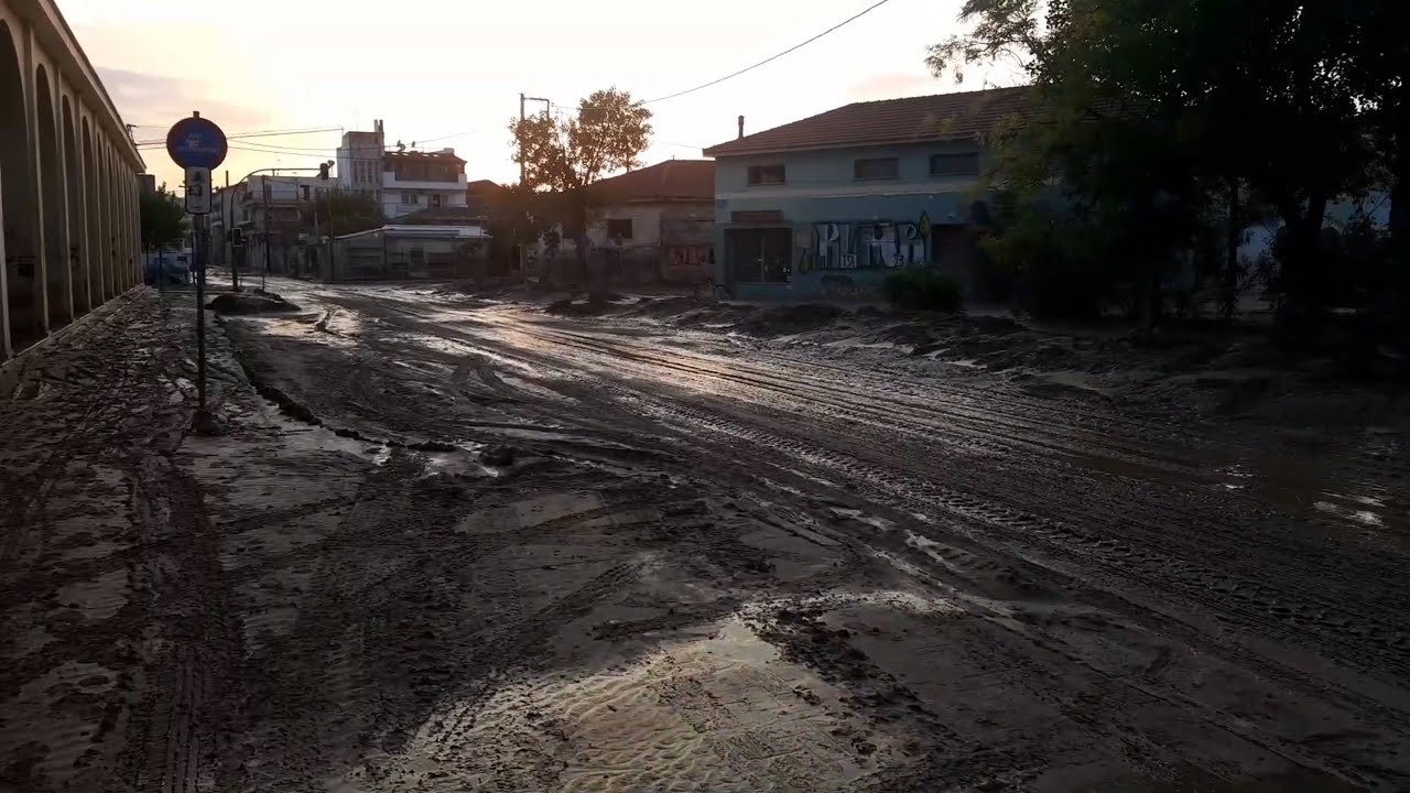 Volos Greece. Storm Elias. The day after pt.1