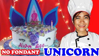 UNICORN CAKE | HOW TO MAKE WITHOUT FONDANT