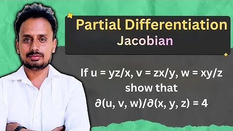 Jacobian engineering mathematics | Partial differentiation engineering mathematics | part 5