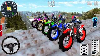 Impossible Motocross Mega Ramp Racing Stunts 3D - Extreme Motor Bike Simulator - Android GamePlay #2 screenshot 5