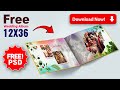 How to design wedding album in photoshop | #albumdesign #weddingalbumdesign #photoshoptutorial #psd