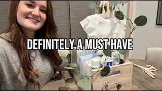Okydoky Wooden Baby Shower Crate Review | Personalized Gift Basket for New Parents