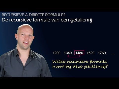 De recursieve formule van een getallenrij - Rijen en veranderingen (vwo A) - WiskundeAcademie