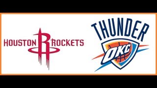 [HD] Houston Rockets @ Oklahoma City Thunder 2404.13 Full Game Recap NBA PLayoff Highlights 2013