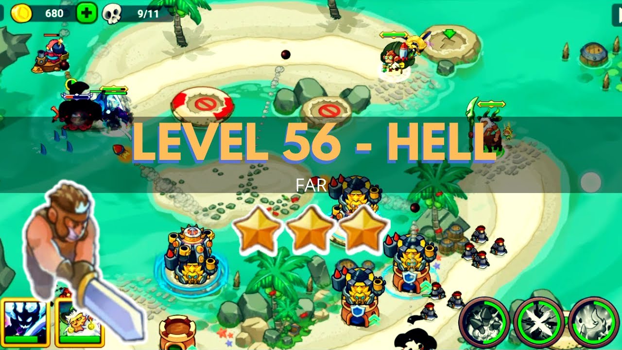 King of Defense 2: Level 56 HELL / FAR / GAMEPLAY GUIDE