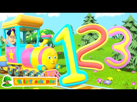 Video Chuyến tàu số giáng sinh | Số 1 đến số 10 | Little... - youtube