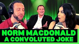 WHERE ARE WE GOING?! First Time Reaction To Norm MacDonald - The Most Convoluted Joke Ever