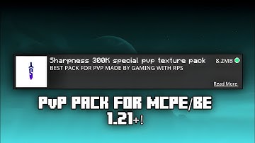 Shapness 300k PvP Texture Pack For MCPE 1.21+!