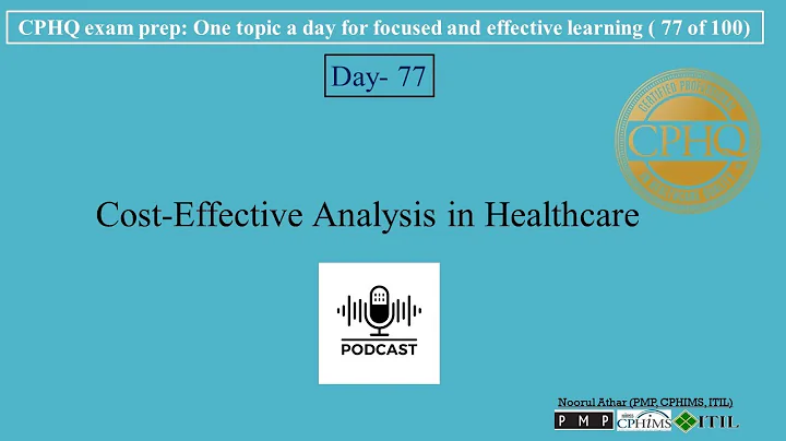 CPHQ exam prep | Cost-Effective Analysis in Healthcare |