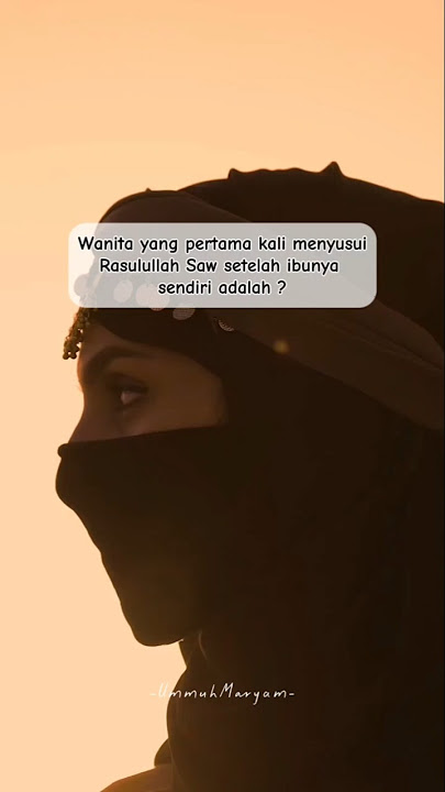 Baru tau ternyata ada ibu Lain sebelum Halimah yang menyusui Rasulullah #shorts #nabimuhammad