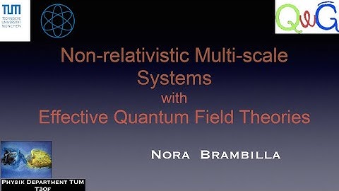 Nonrelativistic multiscale systems with effective quantum field theories