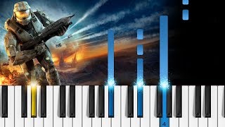 Halo 3 soundtrack - Never Forget - Easy Piano Tutorial chords