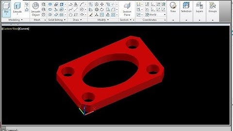 AutoCAD - subtracting solids in 3d