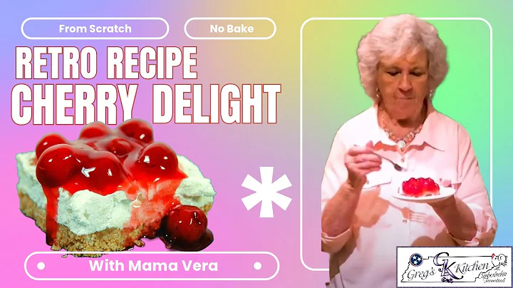 EASY NO BAKE  Cherry Delight Dessert - Vintage Rec...