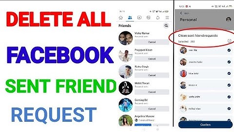how to delete all sent friend request on Facebook in one click | cancel all sent friend request fb