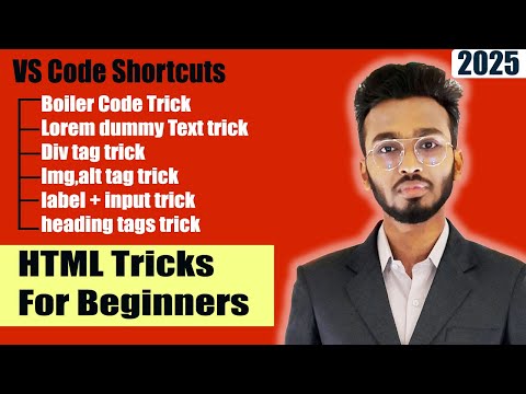 HTML Tricks | VS Code Shortcuts | Coding Tips for Beginners