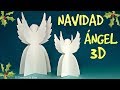 Decoración para Navidad, Cómo hacer un Ángel de Papel, Decoración Comunión, Recuerdo para Comunión