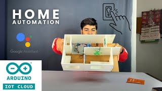 Home Automation Project using Nodemcu, Google Assistance, Arduino iot cloud & Manual Switch #iot