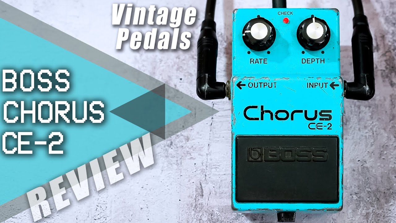 Vintage Pedals || BOSS CE-2 Chorus // Classic Made In Japan || Review [NO  TALK / ONLY TONES]