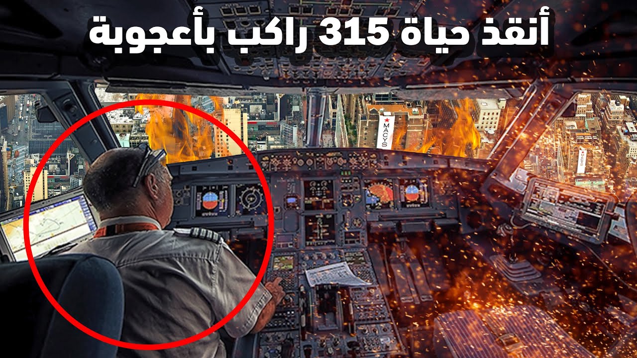 الطيار كيفن ساليفان و صراعه لإنقاذ حياة 315 راكب