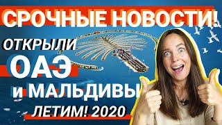 Можно лететь. Открыли ОАЭ и Мальдивы. Цены и как добраться. 2020 Эмираты