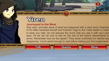 AQW NEW YIREN QUEST /JOIN HAKUWAR (YOKAI DRAGONS WAR 2024)