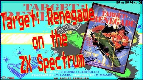 Target: Renegade on the ZX Spectrum from Imagine (1988)