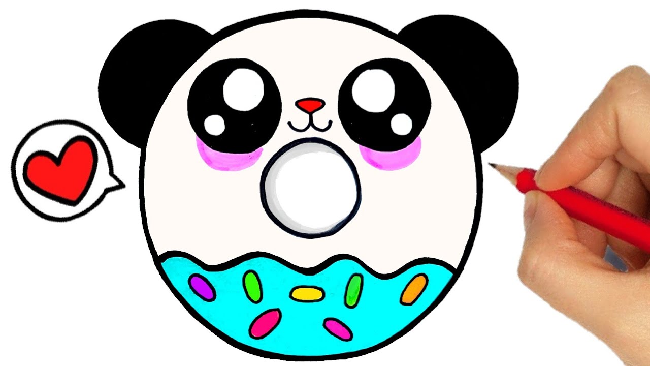 DONUT KAWAII ❤️  Desenhos kawaii, Kawaii, Desenhos