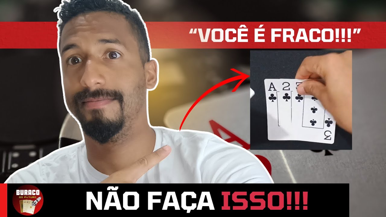 5 JOGADAS que mostram que você é FRACO no jogo de BURACO!
