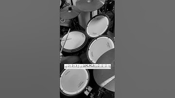 Syncopation by Reed (Syncopation Set 1, Page 33, Number 10) - Practice with Me! #drumset #drums