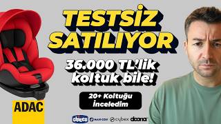 36.000 Tllik Oto Koltuğu Ama Testsi̇z Adac Gerçek Test Rehberi 20 Model Cybex, Nuna, Maxi-Cosi