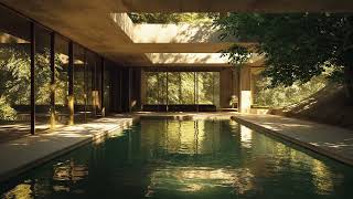 brutalist ambient || pool house || illuminate