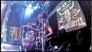 W:O:A Metal Battle Winners Crimson Shadows - 'Maidens Call' LIVE  ( DRUM CAM )