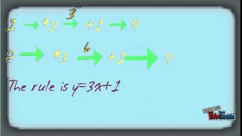 Finding the function given the input and output