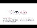 Ieee vis 2022  vis opening  best papers