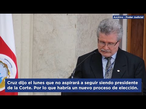 Fernando Cruz no buscará reelección: "Hay un afán de descalificar al Poder Judicial”