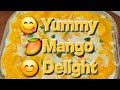 Beautiful easy peesy and yummy Mango Delight #rubykitchen #dessert#food #foodie #recipe #recipes