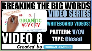 Breaking the Big Words Part 8: (V/CV with Closed & Open) Syllable Division Video Series UPDATED
