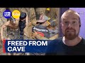 Rescuer speaks on men freed from Laos cave after being trapped | 9 News Australia