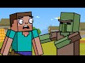 Abandoned Zombie Village  Block Squad Minecraft Animation