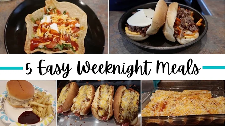 What's For Dinner? | 5 Easy Weeknight Meals