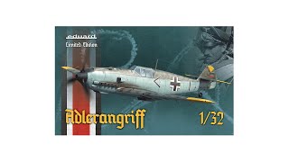 Истребитель Bf 109E ADLERANGRIFF, Limited edition от компании Eduard в масштабе 1:32