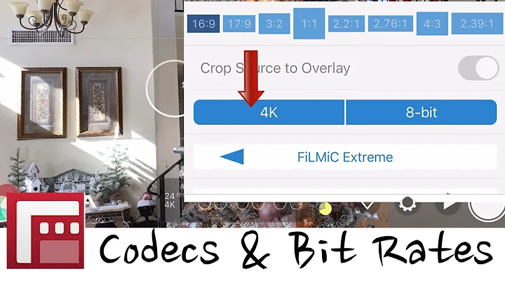 What is a codec and bit rate  in video | Filmic Pro